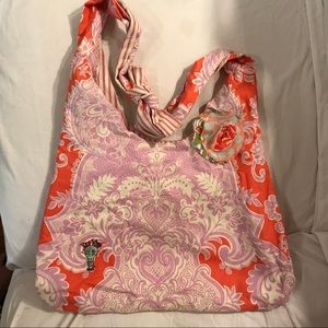 Cute cotton fabric shoulder bag